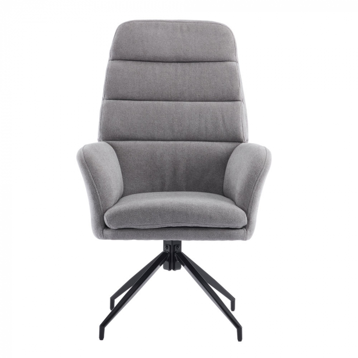 Fotoliu ergonomic rotativ gri cu spătar înalt – model Girar [2]