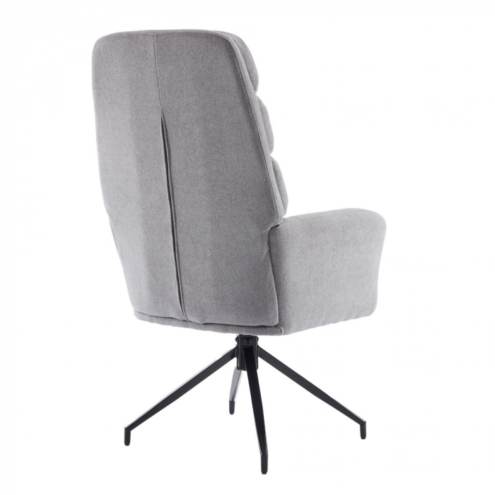Fotoliu ergonomic rotativ gri cu spătar înalt – model Girar [4]