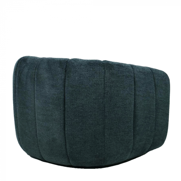 Fotoliu Ascot verde apă – vedere frontală în decor elegant [6]