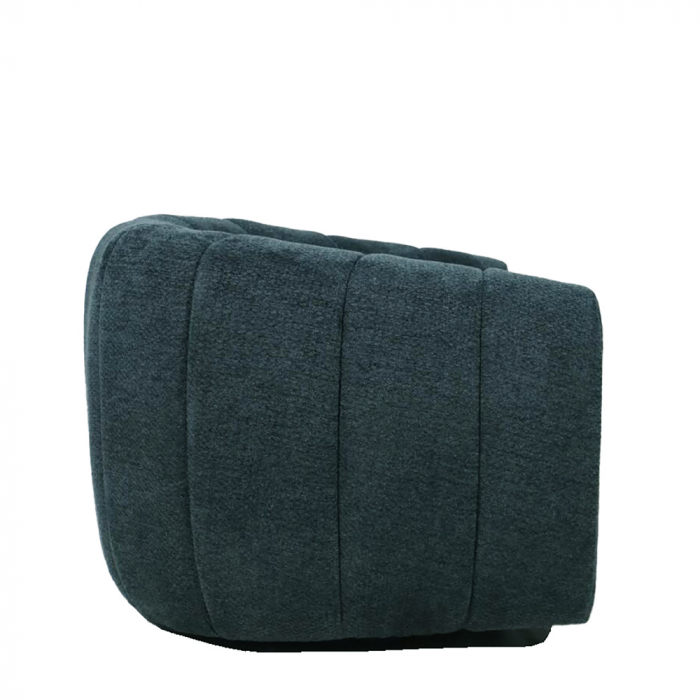 Fotoliu Ascot verde apă – vedere frontală în decor elegant [5]