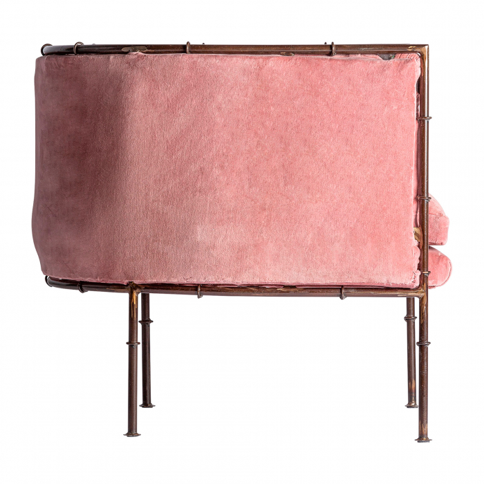 Fotoliu shabby chic roz capitonat|Fotolii vintage [3]