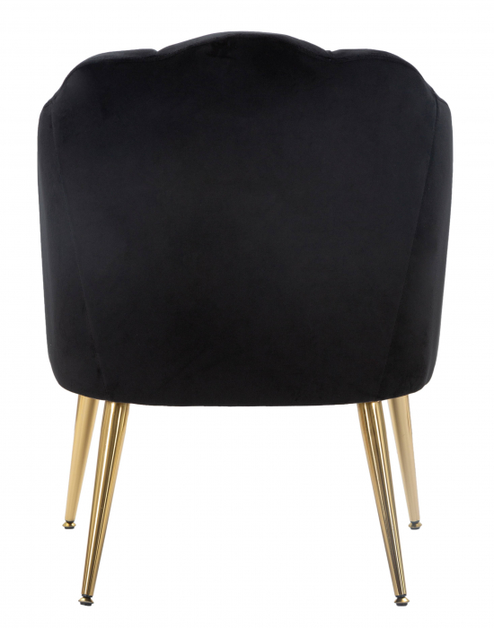 Fotoliu Shell negru, textil, creativdeco.ro [6]