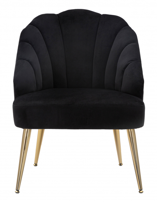 Fotoliu Shell negru, textil, creativdeco.ro [3]