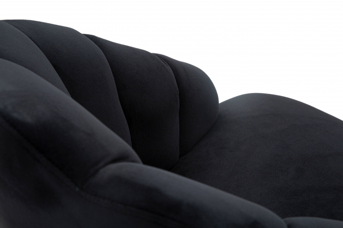 Fotoliu Shell negru, textil, creativdeco.ro [7]