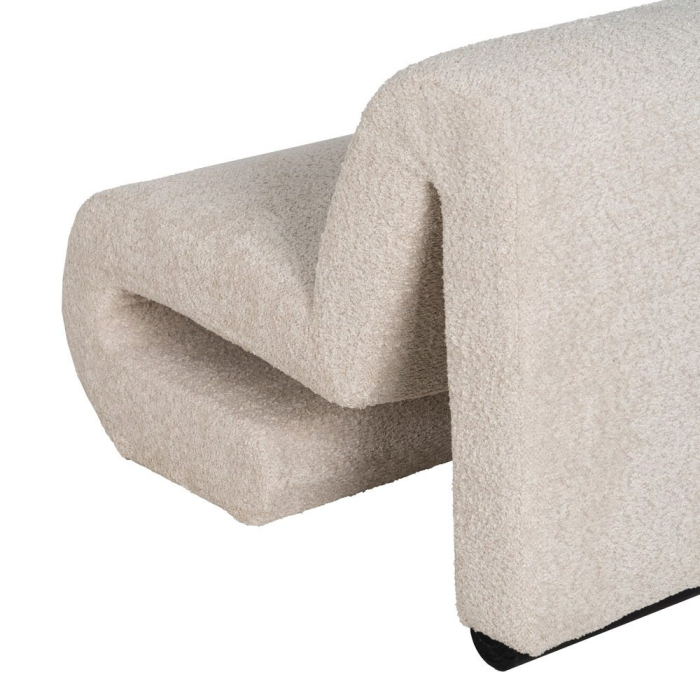 Fotoliu YOKOHAMA Plus, Stofa boucle Crem - creativdeco.ro [8]