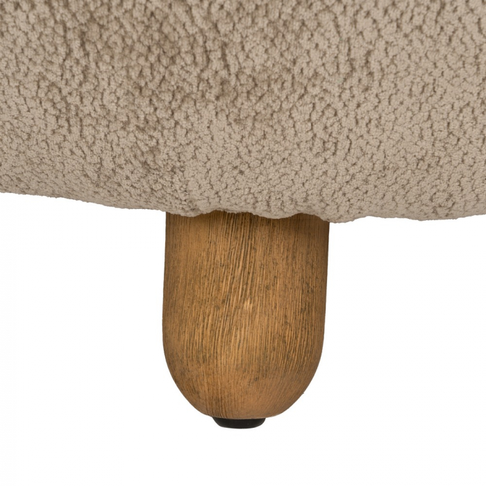 Fotoliu din stofa bej taupe modern si versatil | CreativDeco.ro [11]