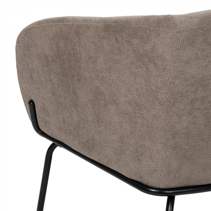 Fotoliu stofa taupe modern elegant [10]