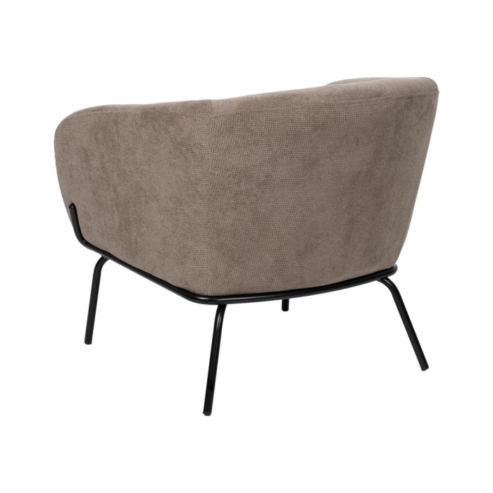 Fotoliu stofa taupe modern elegant [4]