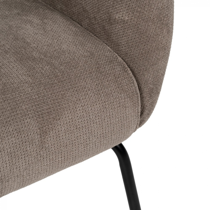Fotoliu stofa taupe modern elegant [8]