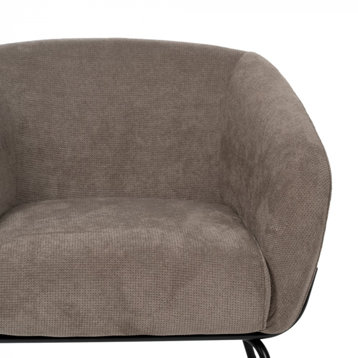 Fotoliu stofa taupe modern elegant [5]