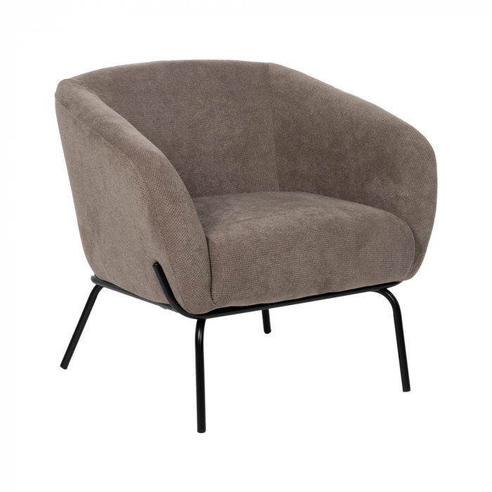 Fotoliu stofa taupe modern elegant [2]