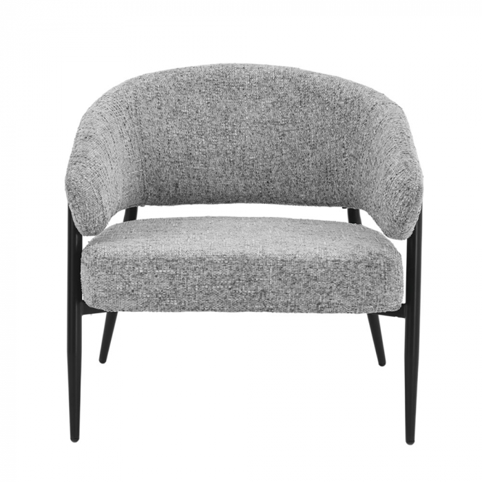 Fotoliu modern gri cadru metalic Moritz [5]