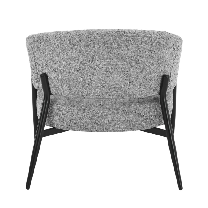 Fotoliu modern gri cadru metalic Moritz [4]