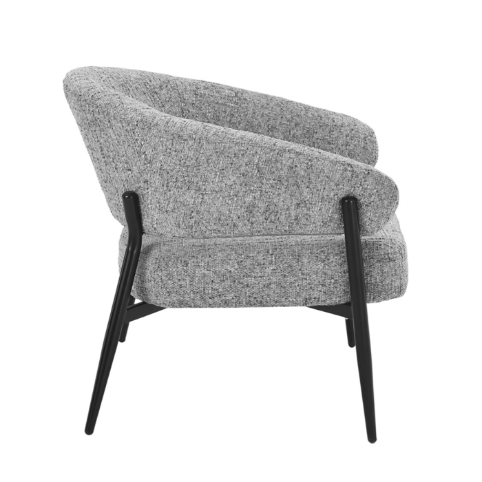 Fotoliu modern gri cadru metalic Moritz [3]
