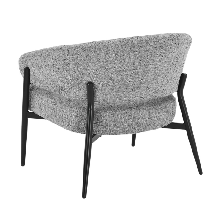 Fotoliu modern gri cadru metalic Moritz [5]