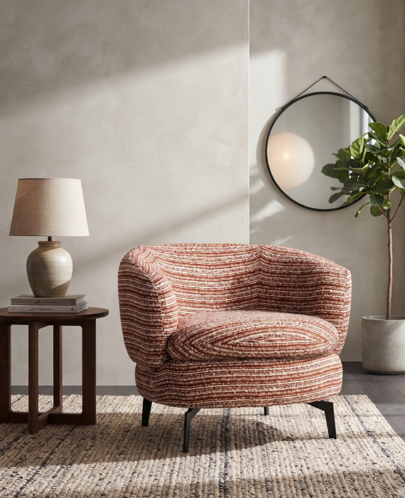 Fotoliu textil teracotă LOPI – titlu imagine principală [2]