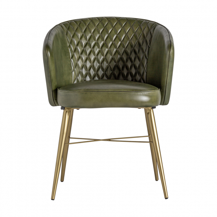Fotoliu vintage piele verde | Fotolii de lux [2]