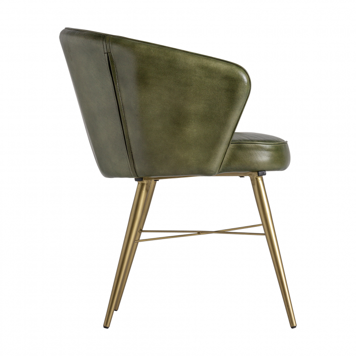 Fotoliu vintage piele verde | Fotolii de lux [3]