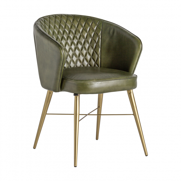 Fotoliu vintage piele verde | Fotolii de lux [1]