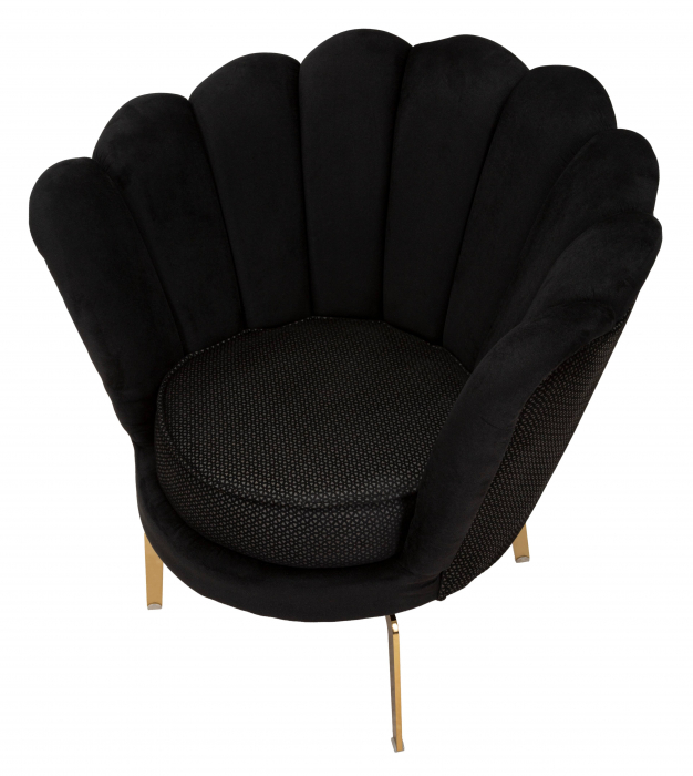 Fotoliu Viena Plus negru, textil - creativdeco.ro [4]