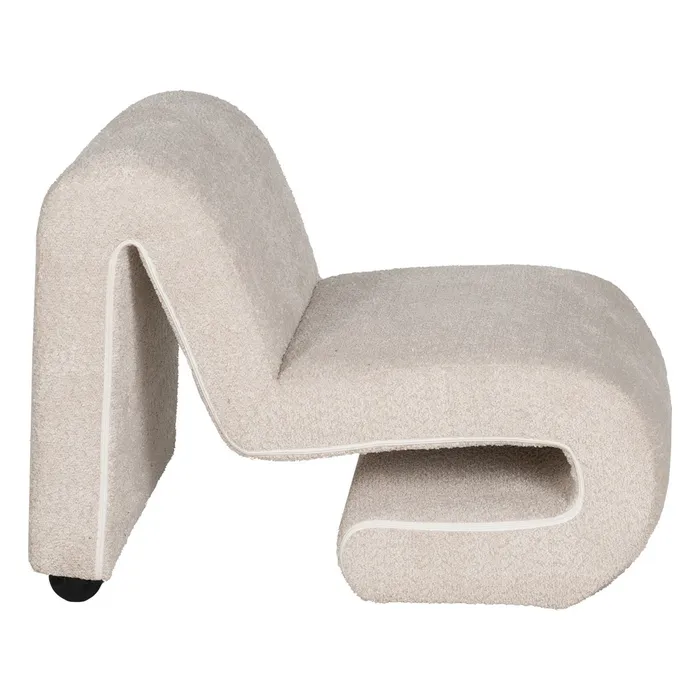 Fotoliu YOKOHAMA Plus, Stofa boucle Crem - de la creativdeco.ro [3]