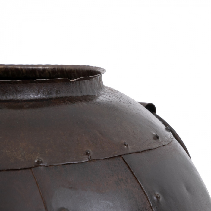 Ghiveci decorativ metalic cupru antichizat CreativDeco - Design industrial vintage [6]
