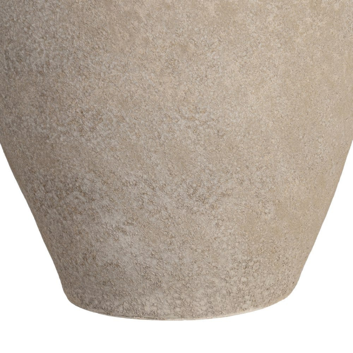 Ghiveci decorativ ceramică crem formă rotunjită [6]