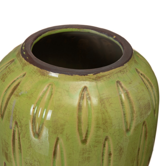 Ghiveci decorativ din ceramică fistic, mărime mare [3]