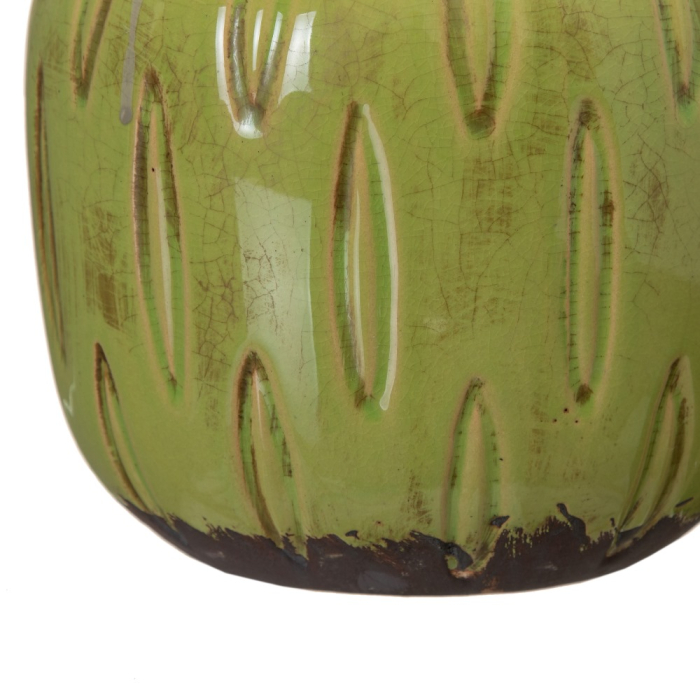 Ghiveci decorativ din ceramică fistic, mărime mare [4]