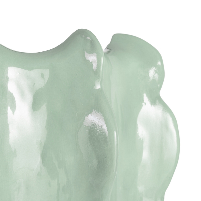 Ghiveci decorativ din ceramică mint, cea mai compactă piesă scoicată [3]