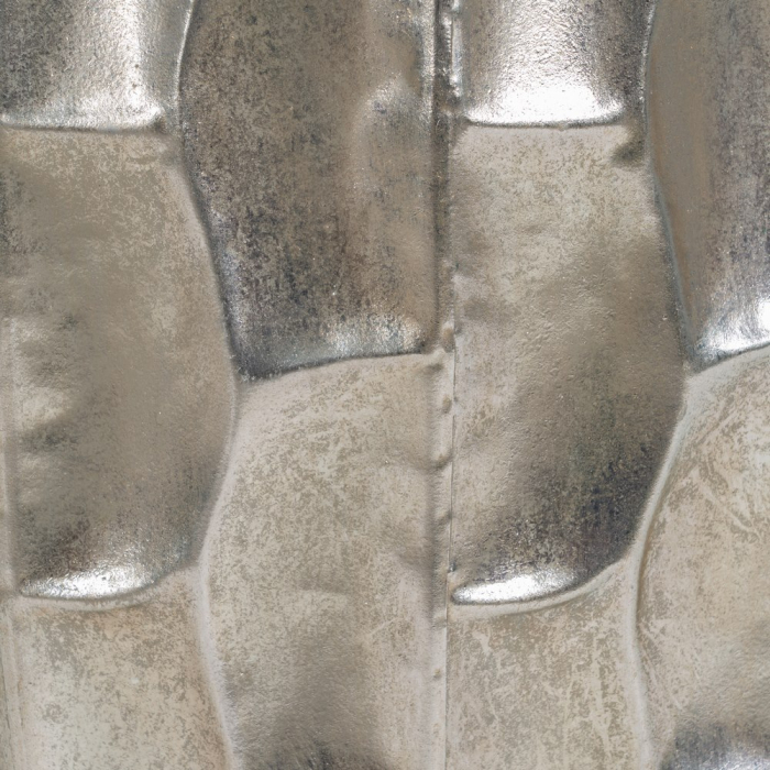 Ghiveci decorativ din metal argintiu, cel mai înalt din colecție [4]