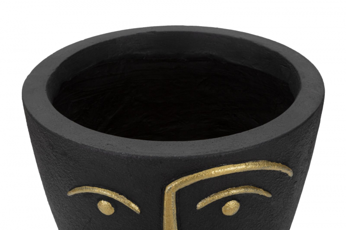 Ghiveci Modern Negru CreativDeco - Contrast Sofisticat In Decor [2]