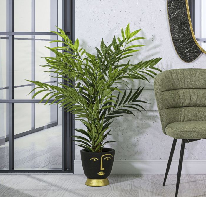 Ghiveci Modern Negru CreativDeco - Contrast Sofisticat In Decor [5]
