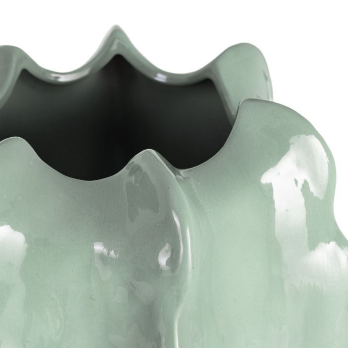 Ghiveci luminos din ceramică mint, cea mai ampla piesa [2]