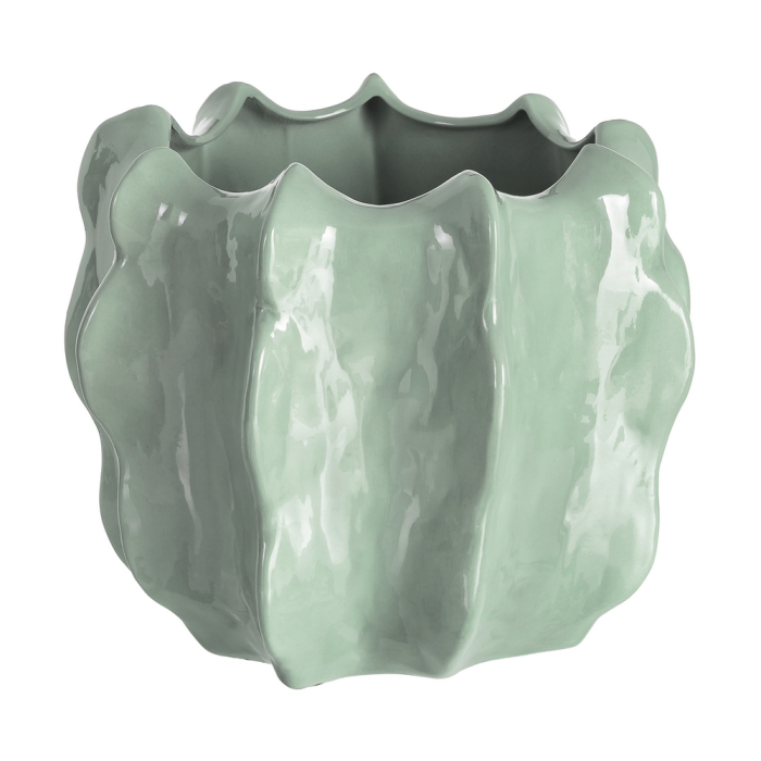 Ghiveci proaspăt din ceramică mint, proporții intermediare [2]