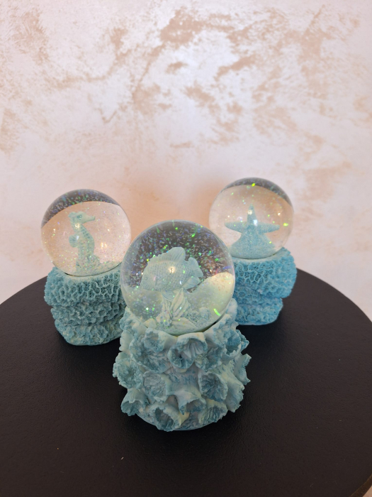 Glob de apa Azure, rasina sticla - CreativDeco.ro [5]