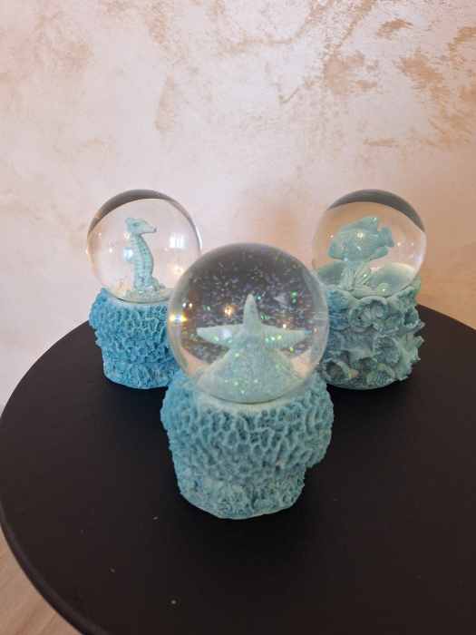 Glob de apa Azure, rasina sticla - CreativDeco.ro [4]