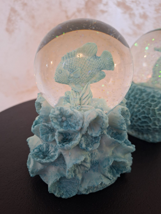 Glob de apa Azure, rasina sticla - CreativDeco.ro [8]
