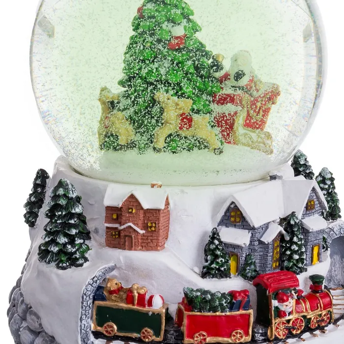 Glob zapada cu lumina si muzica CreativDeco - Decor Craciun casa [2]