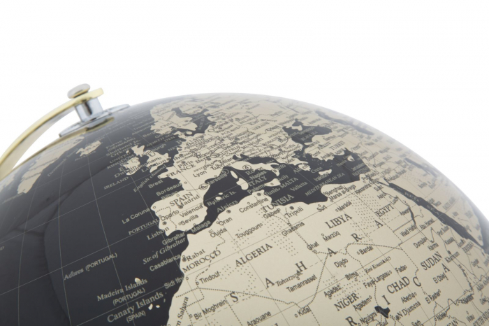 Glob pamantesc auriu - accesoriu de lux pentru birouri si livinguri | CreativDeco.ro [6]