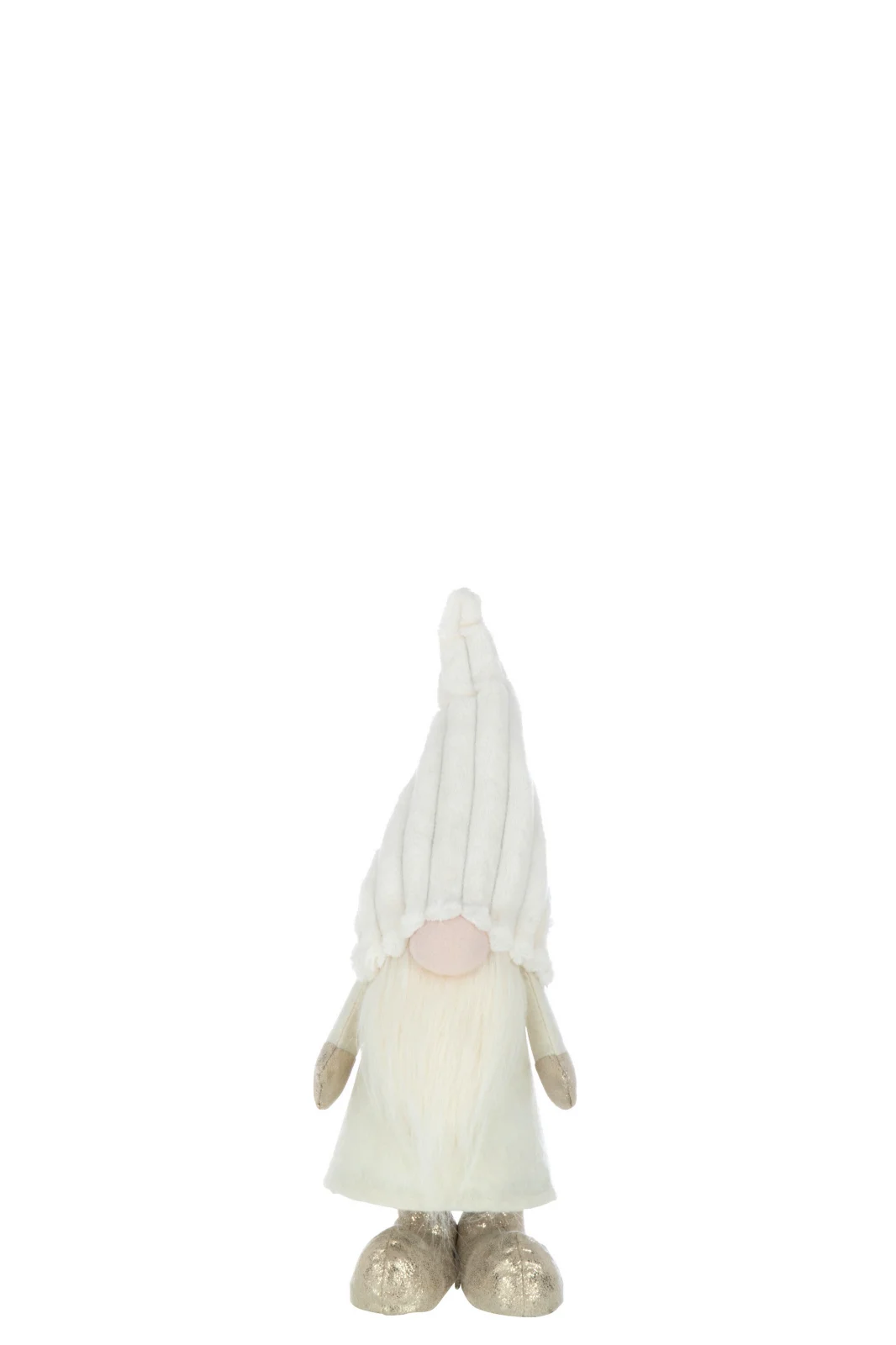 Gnom de Crăciun Alb-Auriu - Decor Festiv de Poveste [2]