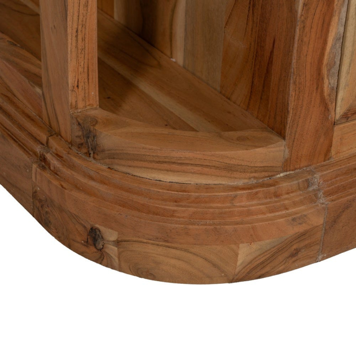 Insulă de bucătărie din lemn de mango și blat din marmură naturală [11]