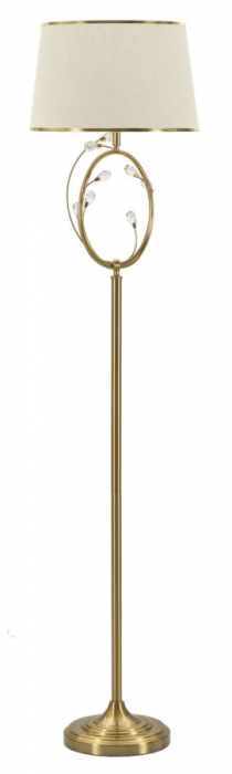 Lampa aurie podea cristale CreativDeco [1]