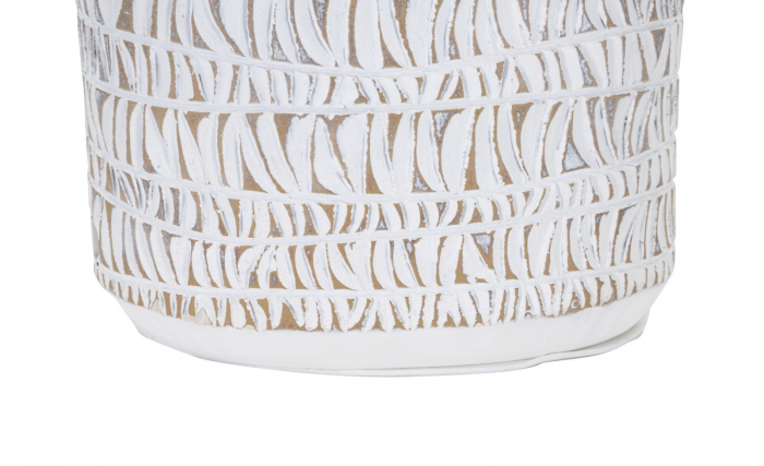 Veioza alba boho chic | Lampa de masa romantica CreativDeco [4]