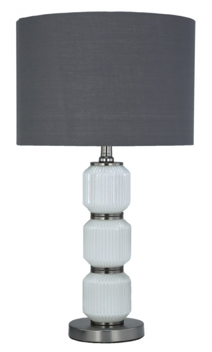 Veioza Art Deco argintie | Iluminat vintage | CreativDeco [1]