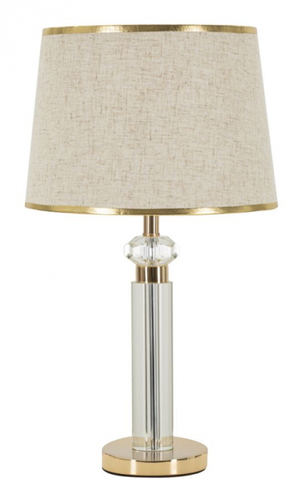 Veioza aurie cu cristal | Lampa de masa eleganta CreativDeco [1]