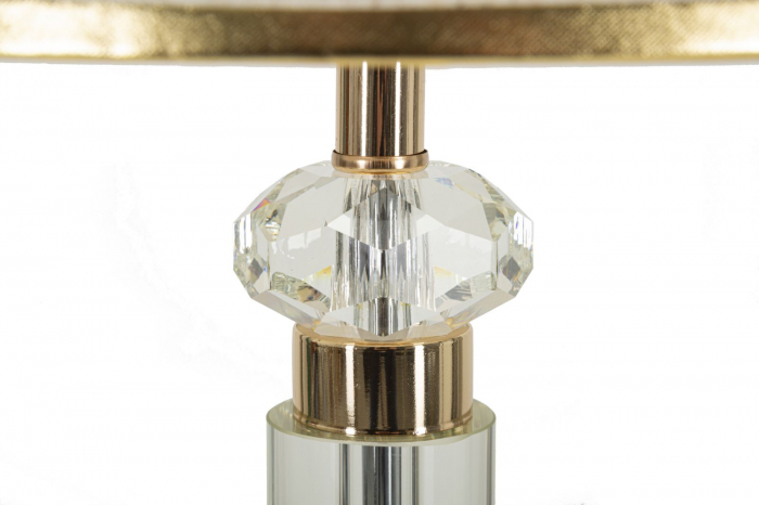 Veioza aurie cu cristal | Lampa de masa eleganta CreativDeco [4]
