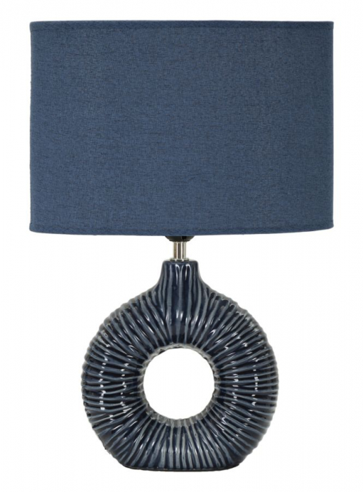 Lampa de masa albastra | Design unic | CreativDeco [1]