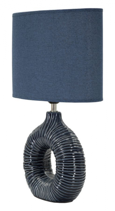 Lampa de masa albastra | Design unic | CreativDeco [2]