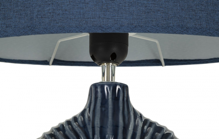 Lampa de masa albastra | Design unic | CreativDeco [5]